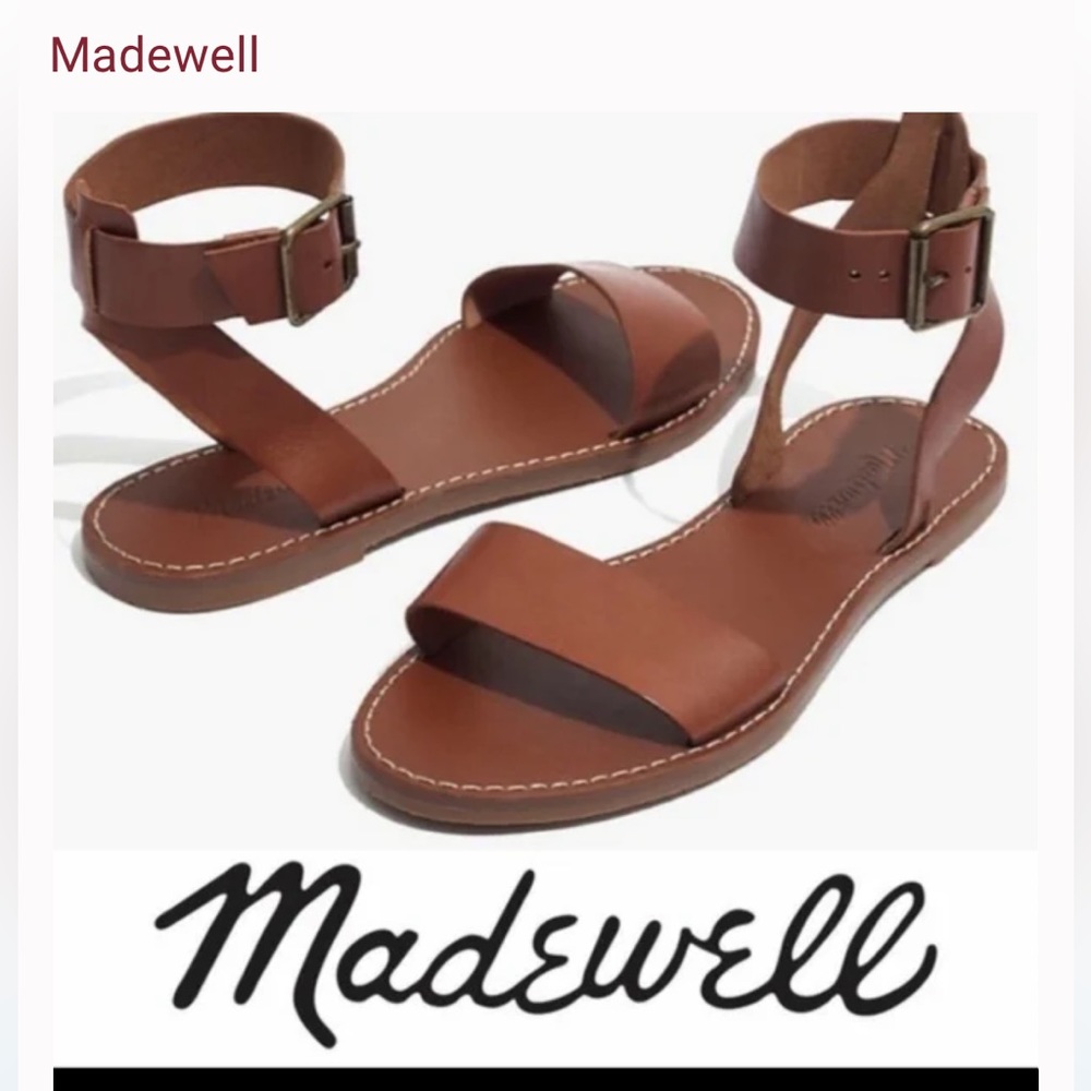 Madewell Boardwalk sandal, size 10, new in box
